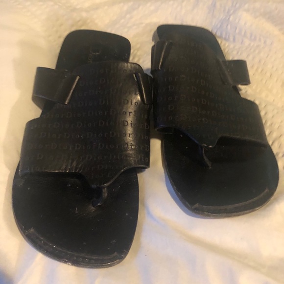 Vintage Christian Dior thong sandals size 41 - Picture 1 of 4